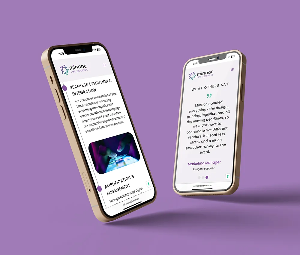 Identity Creative Project Minnac Life Science